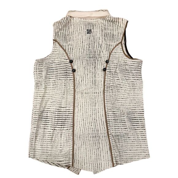 Jamie Sadock ~ Women’s Collared  Sleeveless Top ~ size Medium ~ 100% Cotton - Picture 7 of 14